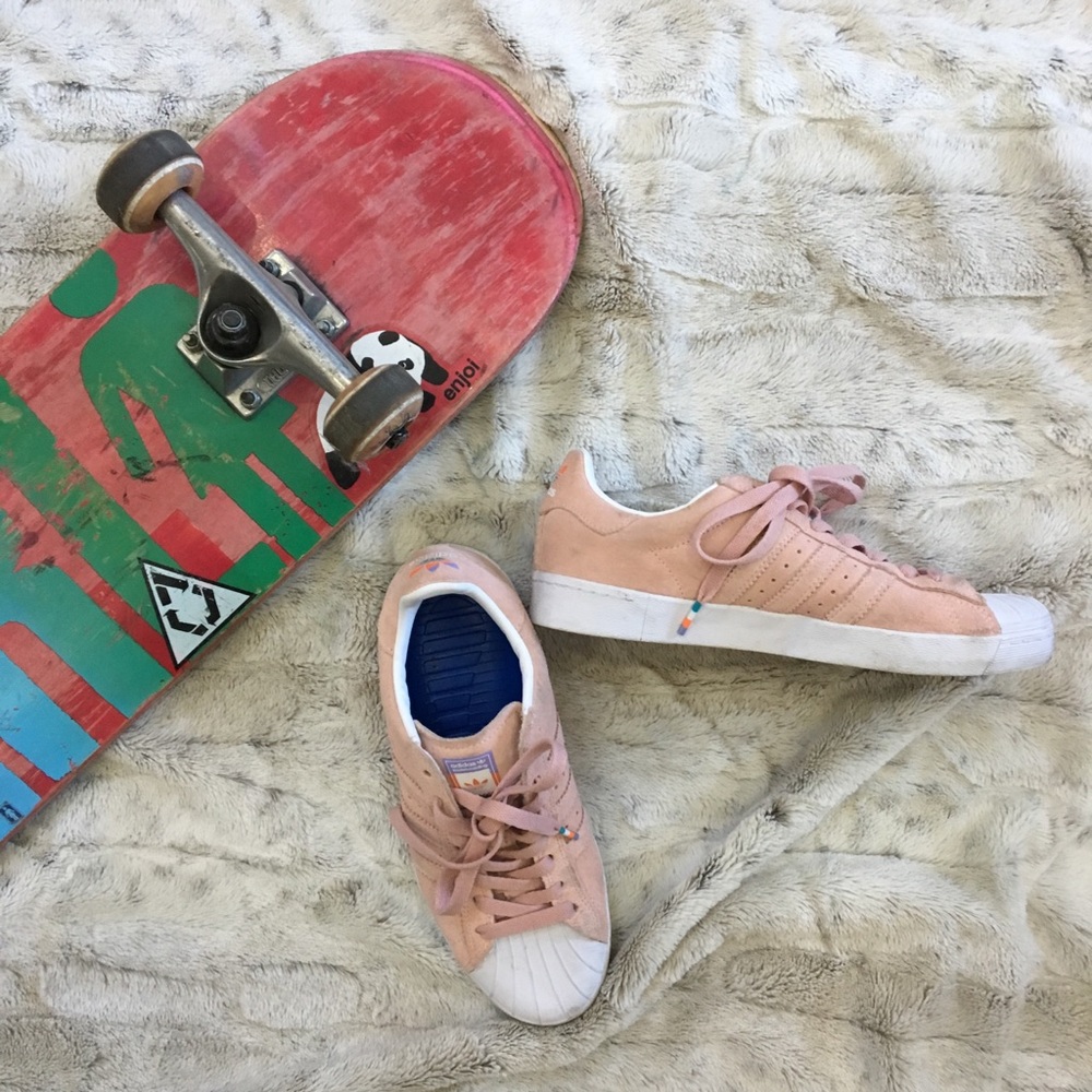 adidas Superstar Vulc ADV Pastel Pink Shoes